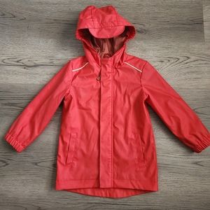 Cat and jack orange lined rain coat
